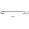 Лампа светодиодная JAZZWAY FROST 5066076 PLED T8-1200GL 30Вт T8 матовая 6500К G13